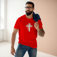 Christian T-Shirt | Rustic Wood Cross In God We Trust Faith Tee | Veteran-Owned | Liberty & Victory Co.
