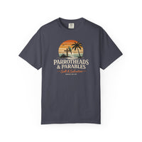 Coastal Faith T-Shirt | Parrotheads & Parables Beach Sunset Essentials | Salt & Salvation | Liberty & Victory