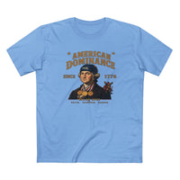 Patriotic Christian T-Shirt | George Washington Hockey Helmet USA Gold Medals Essentials | America 250 | Liberty & Victory