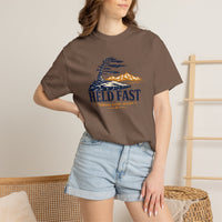 Christian T-Shirt | Held Fast Through Every Season | Psalm 112:7 | High Altitude Veteran-Owned | Liberty & Victory Co.