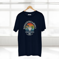 Christian Beach T-Shirt | Margaritas & Mercy Forgiven Not Frozen Sunset Beach Faith Tee | Liberty & Victory