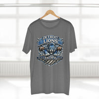 Faith & Sport T-Shirt | Lions Faithful Est. 1930 Vintage Graphic Tee | Victory-In-One | Liberty & Victory