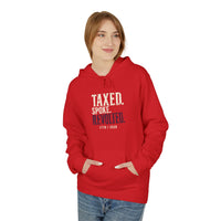 Patriotic Hoodie | Taxed. Spoke. Revolted. 1776 Founders Line | Liberty-In-One | Liberty & Victory