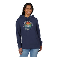 Christian Coastal Hoodie | Margaritas & Mercy Sunset Faith Sweatshirt | Liberty & Victory
