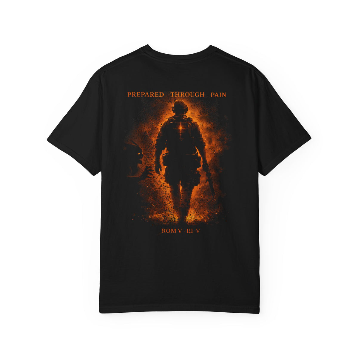 Faith Warrior T-Shirt — "Prepared Through Pain" Graphic Tee