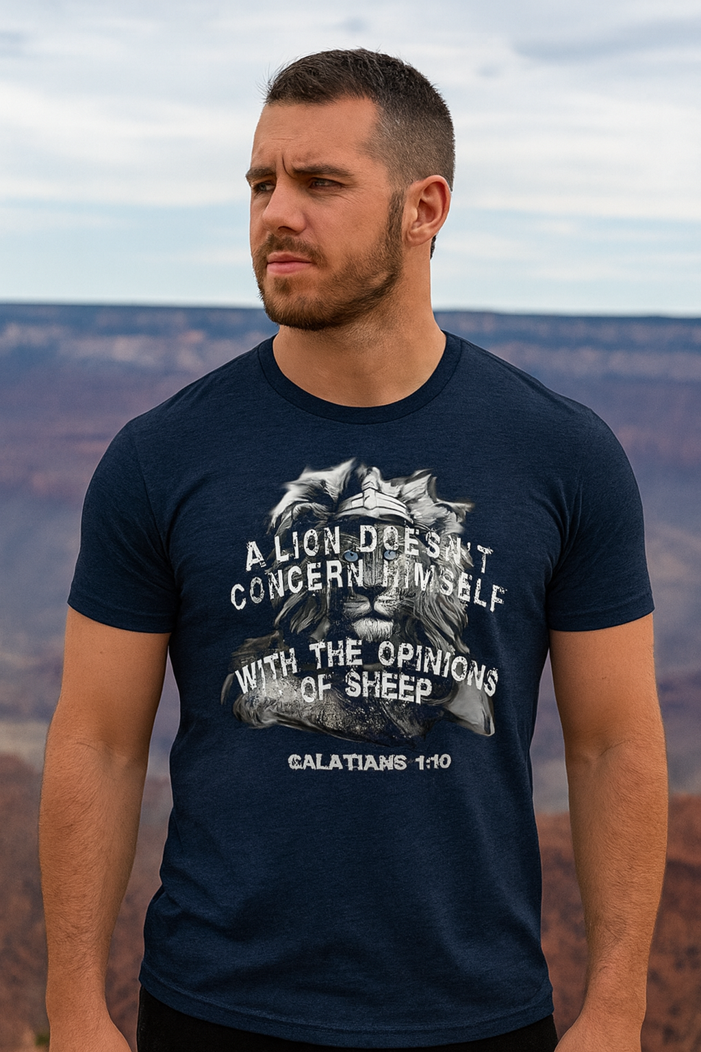 Allegiance King – Lionheart 1:10 Elite Rugged Triblend Tee