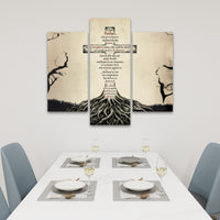 The Lord's Prayer - Premium Canvas Wall Art (3-Panel Set)