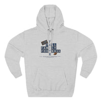 Faith & Sport | Fall Family Football — Premium Hoodie Faith Runs Through It-Detroit Edition | Game Day Faith Hoodie | Veteran-Owned Small Business | Liberty & Victory Co.
