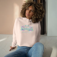 Christian Crop Hoodie | Blessed Angel Halo Design | Faith-Based Cropped Hoodie | Liberty & Victory