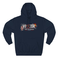Patriotic Hoodie | Victor for Colorado American Flag Design | Veteran-Owned | Liberty & Victory Co.