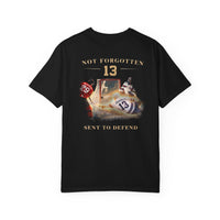 Patriotic T-Shirt | USA Hockey Johnny Gaudreau #13 Memorial | Sent to Defend Tribute | Liberty & Victory