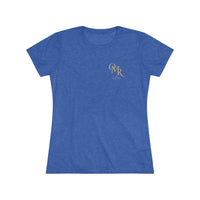 Women's Patriotic T-Shirt | Midnight Rider 1775 Heritage Tri-Blend Edition | Veteran-Owned | Liberty & Victory Co.