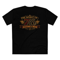 Christian Patriotic T-Shirt | Spirit of '76 Restore the Roar 1776–2026 Signature | Liberty-In-One | Liberty & Victory