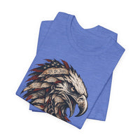 Patriotic | Num Videtis — Can't You See T-Shirt Eagle & We the People Graphic | Veteran-Owned Small Business | Liberty & Victory Co.