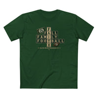 Mountain Faith | Fall Family Football — T-Shirt Faith Runs Through It-CSU Rams Edition | Game Day Faith Tee | Veteran-Owned Small Business | Liberty & Victory Co.