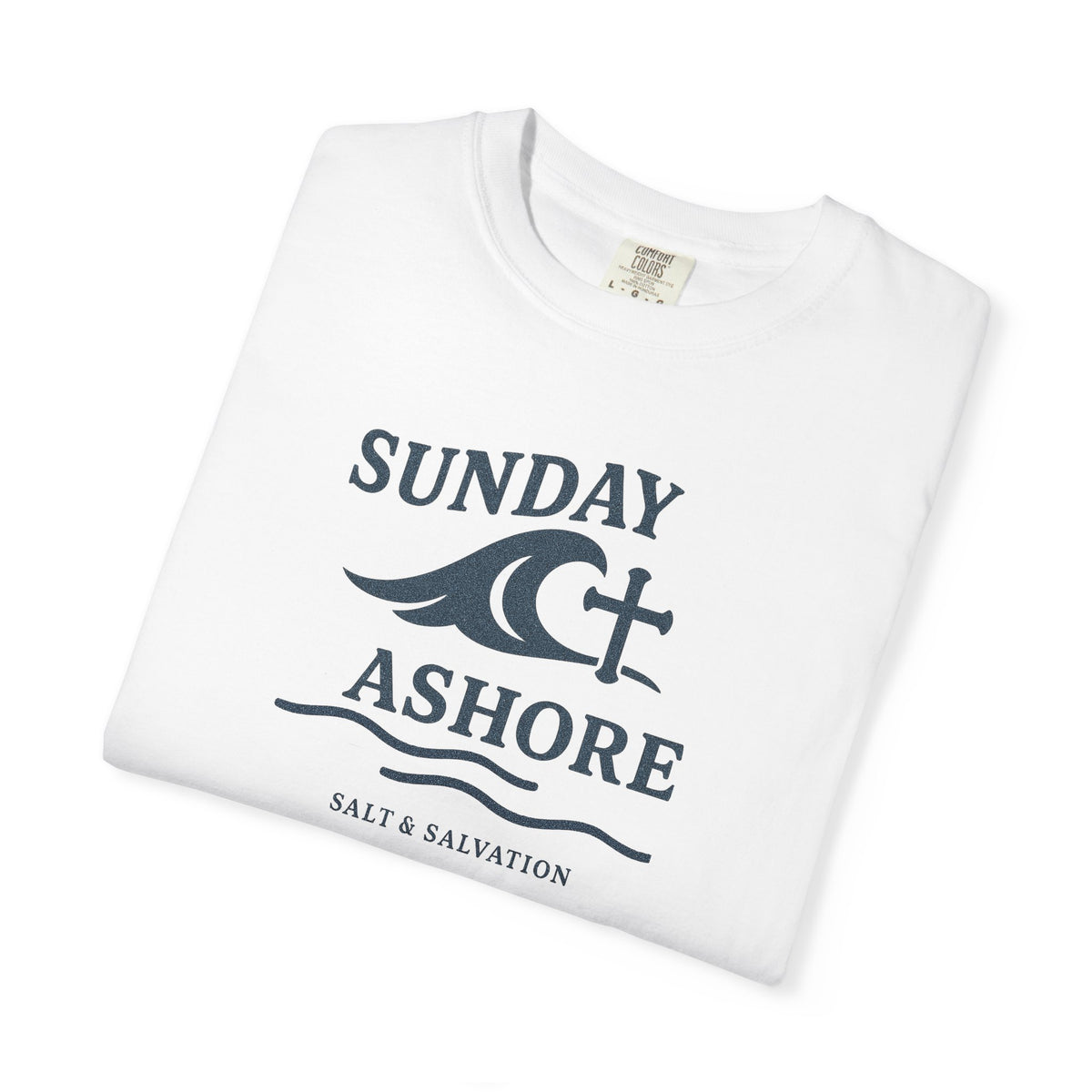 Sunday Ashore T-Shirt — Salt & Salvation Coastal Tee