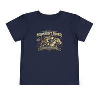 Kids Patriotic T-Shirt | Midnight Rider Patriot in Training Toddler Essentials | Liberty-In-One | Liberty & Victory