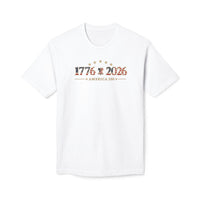 USA Cotton & Assembly Patriotic T-Shirt | America 1776-2026 Commemorative 250th Anniversary Tee | Liberty & Victory