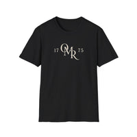 Christian Patriotic T-Shirt | OMR 1775 Vintage Monogram 1776 Founders Line | Liberty-In-One | Liberty & Victory