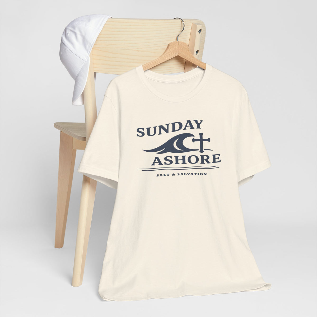 Sunday Ashore Tee | Coastal Surf Faith T-Shirt