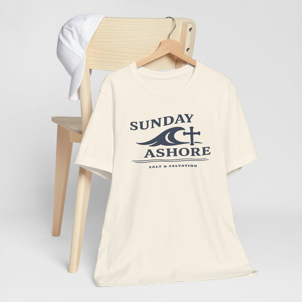 Sunday Ashore Tee | Coastal Surf Faith T-Shirt