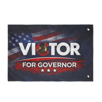 Patriotic Campaign Flag | Victor Marx Colorado Governor Double-Sided Outdoor Flag | Liberty & Victory