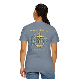 Coastal Faith | Grace Leads You Home — Coastal Christian Faith T-Shirt | Veteran-Owned Small Business | Liberty & Victory Co.