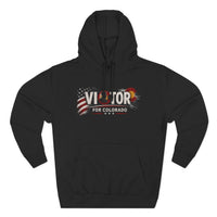 Patriotic Hoodie | Victor for Colorado American Flag Design | Veteran-Owned | Liberty & Victory Co.