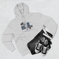 Faith & Sport | Fall Family Football — Premium Hoodie Faith Runs Through It-Detroit Edition | Game Day Faith Hoodie | Veteran-Owned Small Business | Liberty & Victory Co.