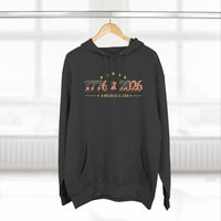 Independence 1776–2026 Hoodie — America 250 Vintage Flag Pullover