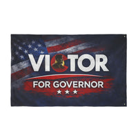 Patriotic Campaign Flag | Victor Marx Colorado Governor Double-Sided Outdoor Flag | Liberty & Victory