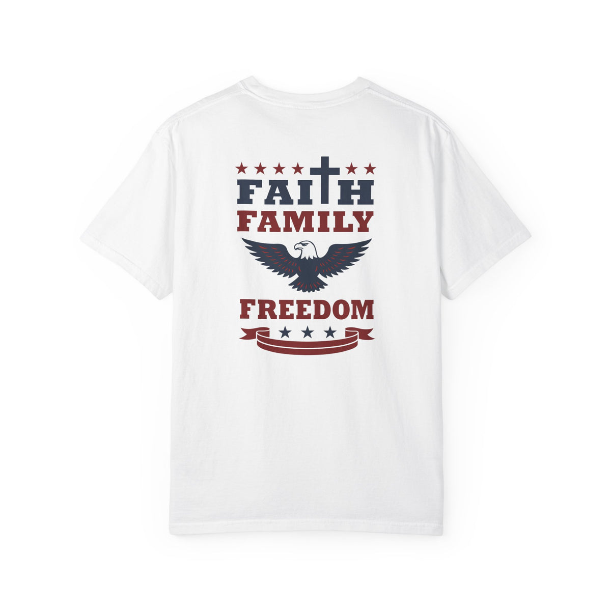 Faith Family Freedom Tee | Christian Patriotic Shirt | In Deo Vincimus