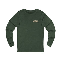 Mountain Faith | Wilderness-Not All Who Wander Are Lost — Long-Sleeve Mountain Graphic | Veteran-Owned Small Business | Liberty & Victory Co.