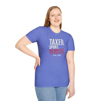 Patriotic History T-Shirt | Taxed. Spoke. Revolted. 1776 Founders Line | Liberty-In-One | Liberty & Victory