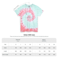 Coastal Redemption Tie-Dye Tee — Nautical Blue Cotton T-Shirt
