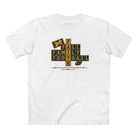 Faith & Sport | Fall Family Football — T-Shirt Faith Runs Through It-Michigan Edition | Game Day Faith Tee | Veteran-Owned Small Business | Liberty & Victory Co.