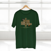 Faith & Sport | Fall Family Football — T-Shirt Faith Runs Through It-Green Bay Edition | Game Day Faith Tee | Veteran-Owned Small Business | Liberty & Victory Co.