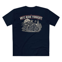 Patriotic T-Shirt | We Ride Tonight | Revere MC | OMR Winged Emblem | 1776–2026 | Liberty-In-One | Signature Line | Veteran-Owned | Liberty & Victory Co.