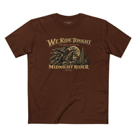 Patriotic Faith | We Ride Tonight — Midnight Rider: The Ride Continues — Premium Front + Back 1775 T-Shirt | Veteran-Owned Small Business | Liberty & Victory Co.