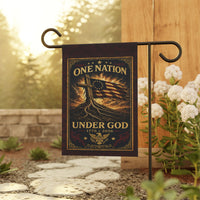 Patriotic Garden Flag | One Nation Under... 1776–2026 Founders Line | America 250 | Liberty & Victory