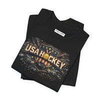 USA Hockey Michigan Connection Tee — Milan 2026 Team Hockey T‑Shirt