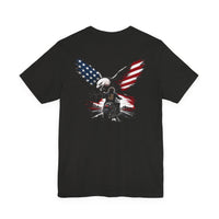 Patriotic T-Shirt | Victor for Colorado OMR Eagle Biker Design | Veteran-Owned | Liberty & Victory Co.