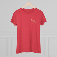 Women's Patriotic T-Shirt | Midnight Rider 1775 Heritage Tri-Blend Edition | Veteran-Owned | Liberty & Victory Co.