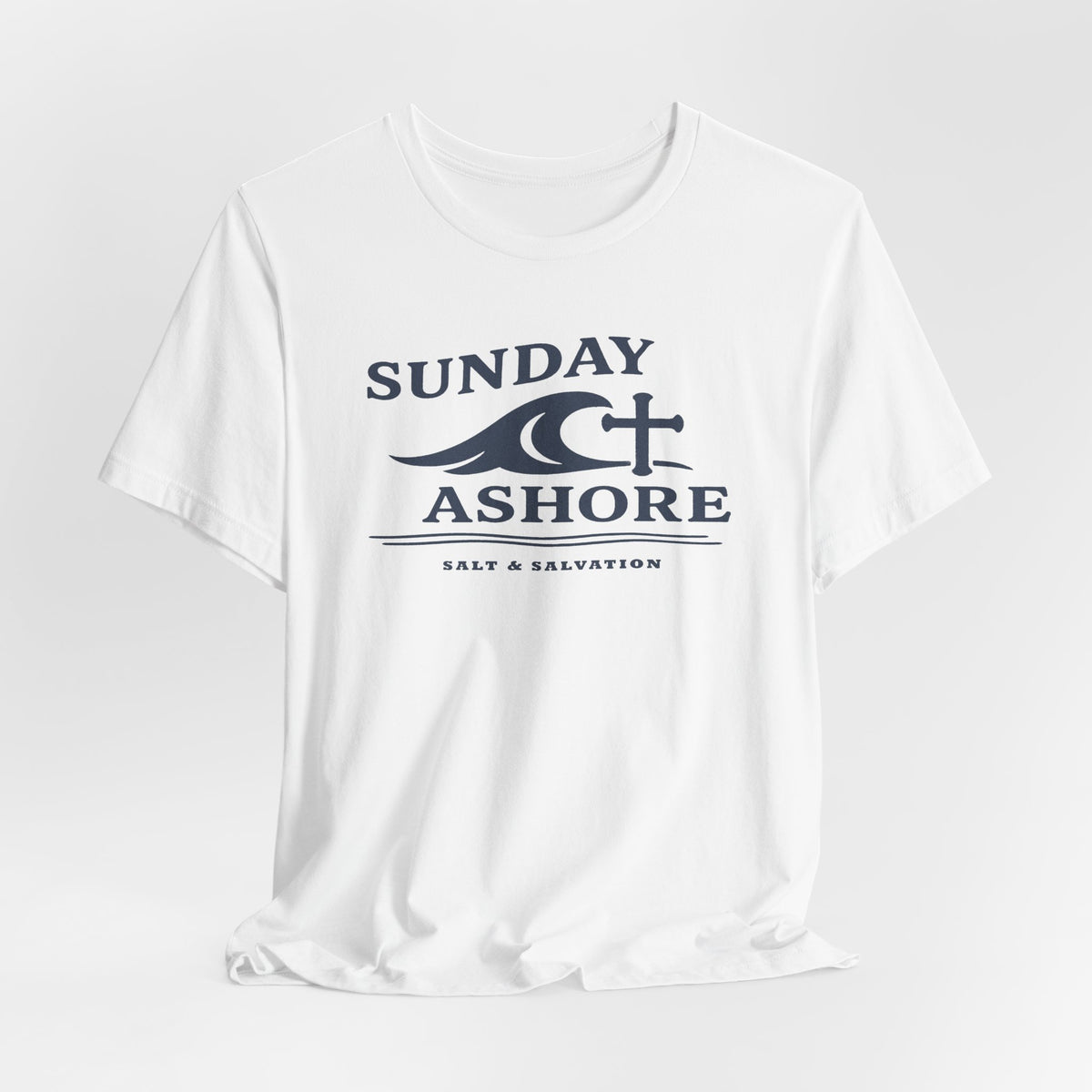 Sunday Ashore Tee | Coastal Surf Faith T-Shirt
