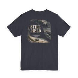 Christian T-Shirt | Still Held Not Luck Salt & Salvation Design | Veteran-Owned | Liberty & Victory Co.