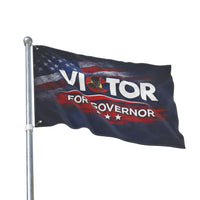 Patriotic Campaign Flag | Victor Marx Colorado Governor Double-Sided Outdoor Flag | Liberty & Victory
