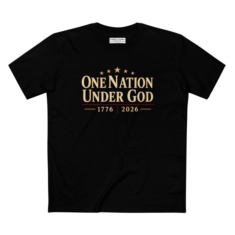 One Nation Under God T-Shirt — Patriotic 1776-2026 Tee