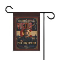 Patriotic Garden Flag | Victor-Y for Governor | Liberty-In-One | Liberty & Victory