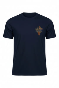 Christian Patriotic T-Shirt | One Nation Under... & Family Freedom Faith Crossover | Liberty-In-One | Liberty & Victory