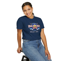 Patriotic T-Shirt | USA Hockey Milan 2026 | Team USA Women's Hockey Victory Design | Liberty & Victory